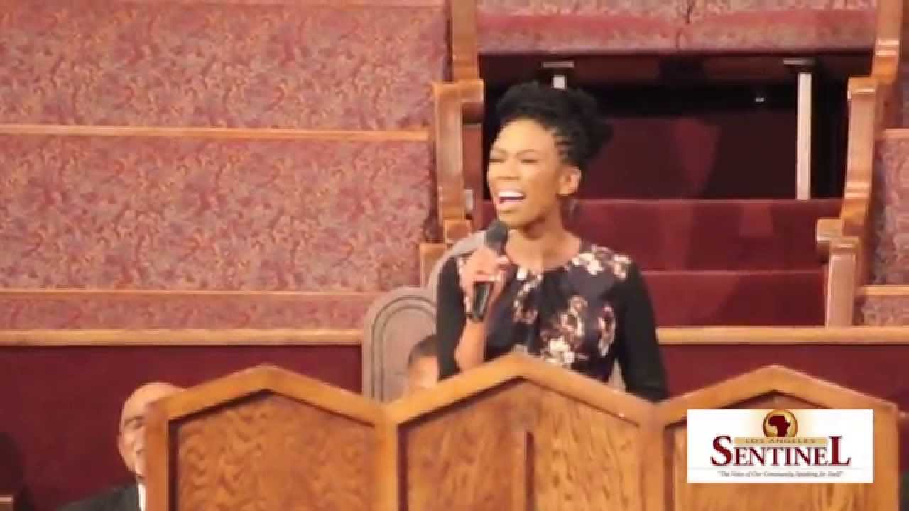 WATCH: Brandy Norwood Sings at Brenda Marsh-Mitchell Home Going