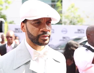 Actor Aaron D. Spears at the 2015 BET Awards