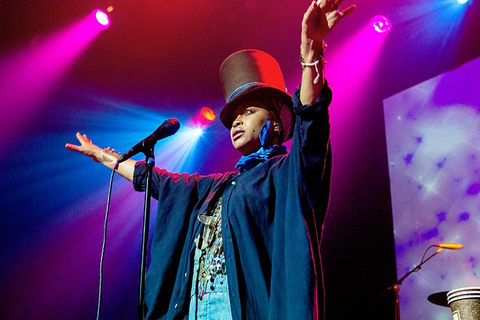 Erykah Badu performing. (Robert Torrance/LA Sentinel)