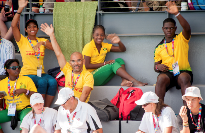 The Jamaican Special Olympic Team. (Robert Torrance/LA Sentinel)