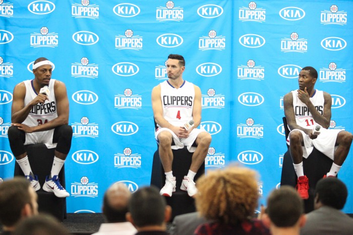 Paul Pierce, J.J. Redick, and Jamal Crawford. Photo:  William Jaye Johnson