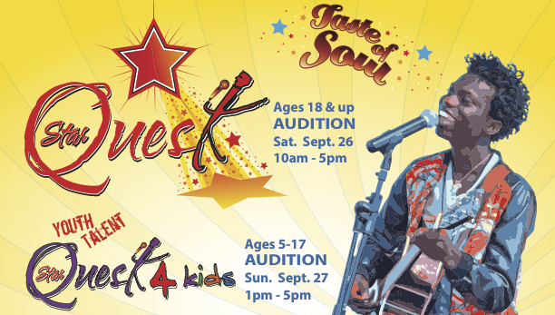 StarQuest 2015 Auditions Sept 26th & 27th!