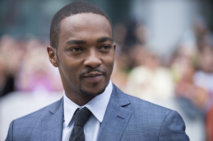 Actor Anthony Mackie seen at the "Black And White" premiere at Roy Thomson Hall during the Toronto International Film Festival on Saturday, Sept. 6, 2014, in Toronto. (Photo by Arthur Mola/Invision/AP)