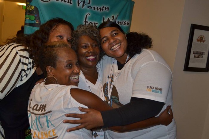 Attendees at the Black Women for Wellness Conference pause to take photo. ( courtesy photo)