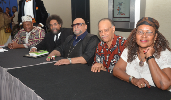 Nguzo Saba Authors’ Hour featured new and best-selling titles by Dr. Molefi Asante, Dr. Cornel West, Dr. Maulana Karenga, Dr. Haki Madhubuti, and Dr. Pat Reid-Merritt