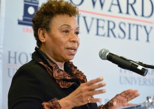 Rep. Barbara Lee (D-Calif.) speaks during a panel discussion on the effects of sequestration at Howard University in Washington, D.C. (Freddie Allen/AMG/NNPA News Wire Service)