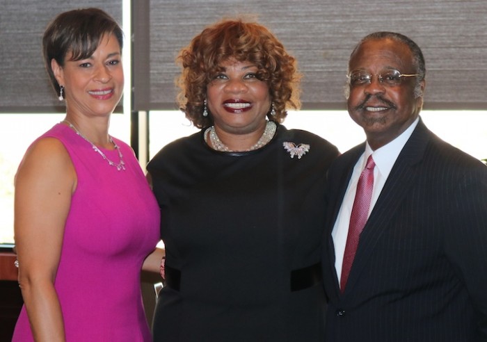 Faith Awards Founder Hope Williams with honorees Gabrielle Bullock and Logan Westbrooks (photo by Brittany K. Jackson)