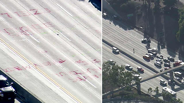 Protesters Shut Down 405