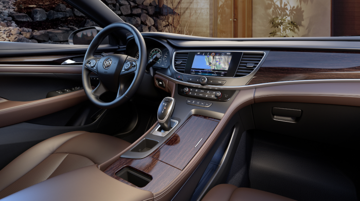 Interior of the new Buick LaCrosse. (courtesy of Buick)