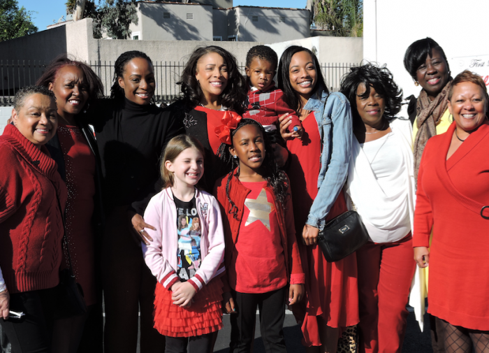  A new national HIV testing and prevention campaign by the Centers for Disease Control and Prevention (CDC), featuring these pastors’ wives from the Walgreens-sponsored First Ladies Health Initiative in Los Angeles and Orange County, was unveiled in Inglewood Saturday. Pictured from left to right are Rev. Mia Shegog-Whitlock, First Lady of Christ Our Redeemer AME Church in Irvine, CA; Mironda Lewis, First Lady of New Mount Pleasant Missionary Baptist Church in Inglewood; Tracey Alston, executive director of the First Ladies Health Initiative; and Rinnita Thompson, First Lady of Southern/St. Paul Church in Los Angeles. The testing and prevention campaign also features Shavon Johnson, Los Angeles health ambassador for the First Ladies.