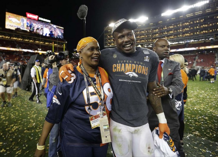 Super Bowl 50 MVP Von Miller.  Photo:  Associated Press