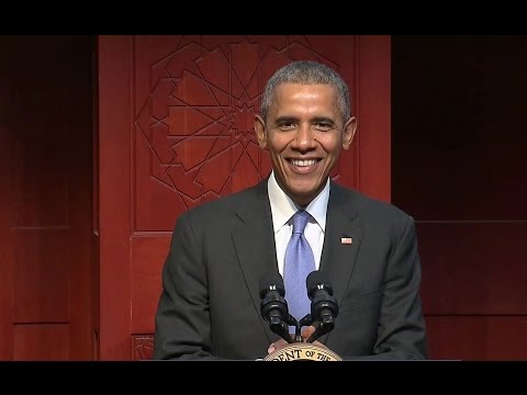 The President Speaks at the Islamic Society of Baltimore