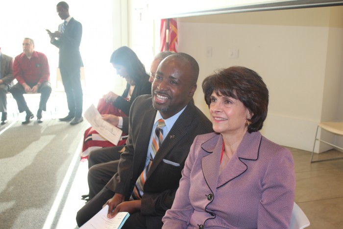 LA City Councilman Marqueece Harris-Dawson and Congresswoman Lucille Roybal-Allard (Courtesy Photo) 