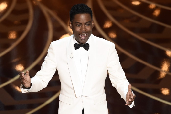 Host Chris Rock speaks at the Oscars on Sunday, Feb. 28, 2016, at the Dolby Theatre in Los Angeles. (Photo by Chris Pizzello/Invision/AP)