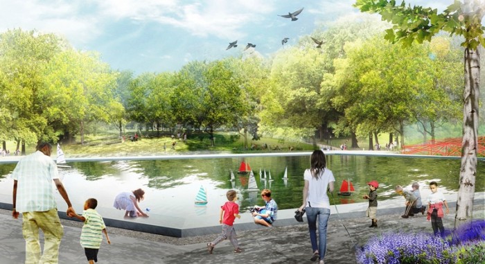 One of a few renderings of the reimagining of Magic Johnson Park Courtesy Photo