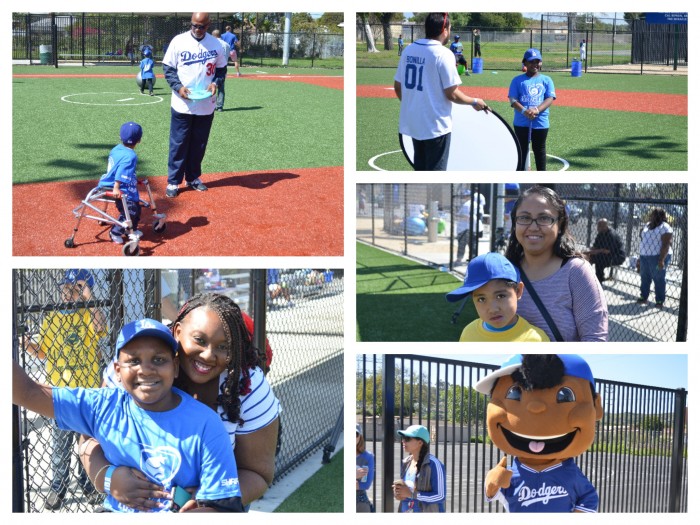 The Miracle League spring baseball program aims to have 12 players on each of their 10 teams (Amanda Scurlock/ L.A. Sentinel)