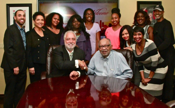 Publisher Danny Bakewell Sr., Brad Pye and the LA Sentinel Staff(Mesiyah McGinnis/LA Sentinel)