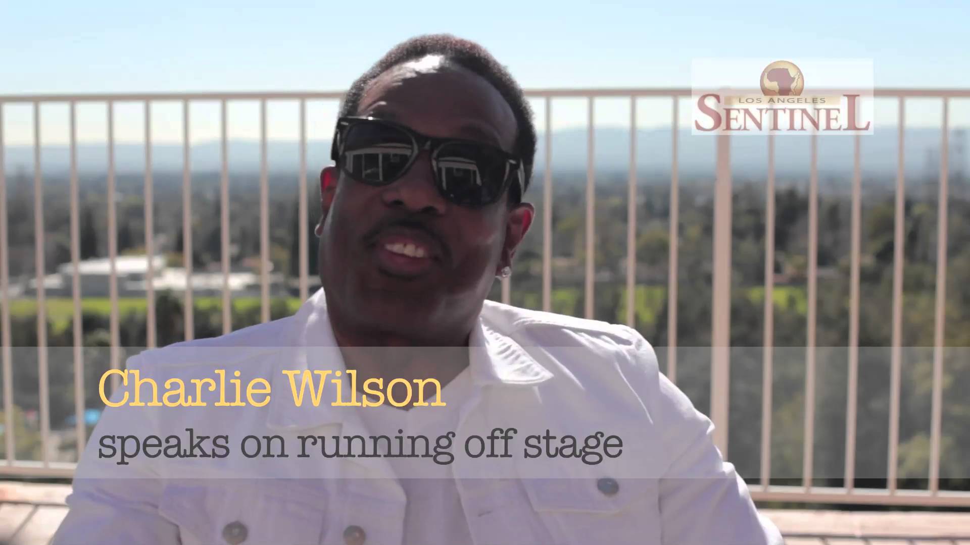 Charlie Wilson speaks on running off stage