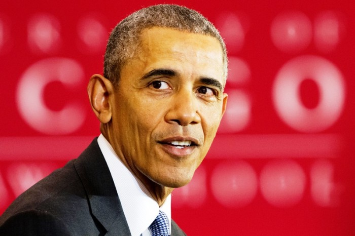 President Barack Obama speaks about his Supreme Court nominee Merrick Garland, Thursday, April 7, 2016, at the University of Chicago Law School in Chicago. (AP Photo/Jacquelyn Martin)