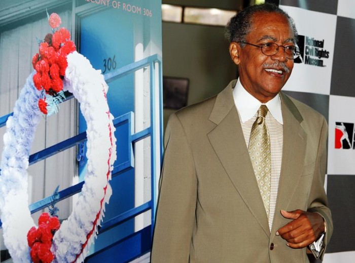 In a June 9, 2008 file photo, Reverend Samuel "Billy" Kyles arrives at a screening of "The Witness: From the Balcony of Room 306" in Los Angeles. Kyles, a longtime civil rights leader who was present when Dr. Martin Luther King Jr. was assassinated, died Tuesday, April 26, 2016, in Memphis. He was 81. (AP Photo/Matt Sayles, File)