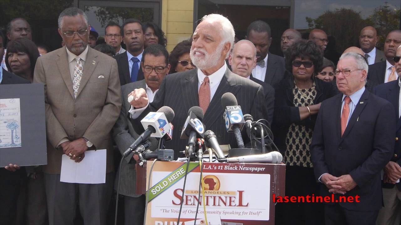 Danny Bakewell Sr. Press Conference with Herb Wesson Jr.