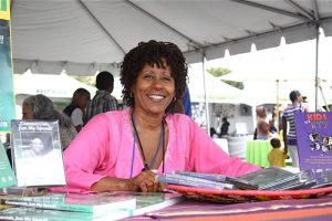 Actress Vernee Watson, the queen of commercials, has been one of the many authors, showcasing their work at the Leimert Park Village Book Fair. Photos Courtesy of Exum and Associates