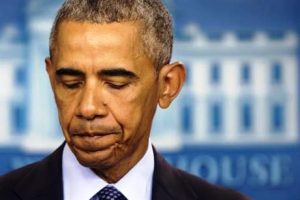 President Barack Obama pauses as he speaks about the massacre at a Orlando nightclub that claimed 50 lives during a news conference at the White House in Washington, Sunday, June 12, 2016. (AP Photo/Pablo Martinez)