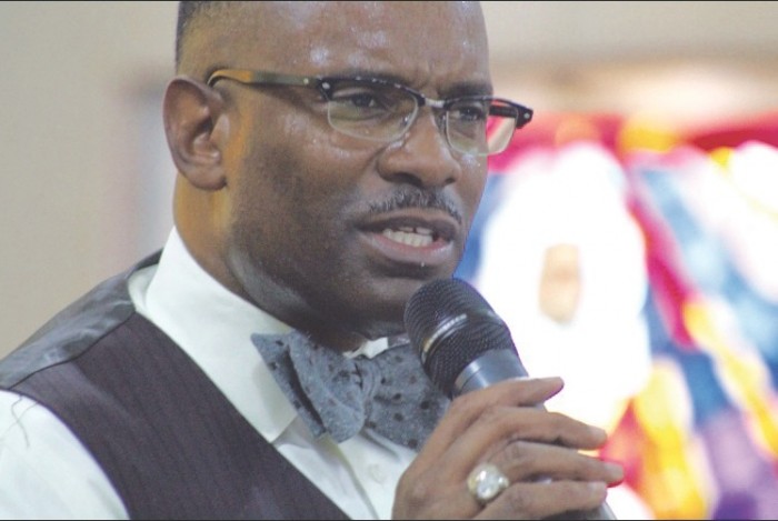 Pastor Byron Smith (photo by Troy Tieuel)