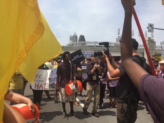 Protestors Mount March on Last Day of RNC