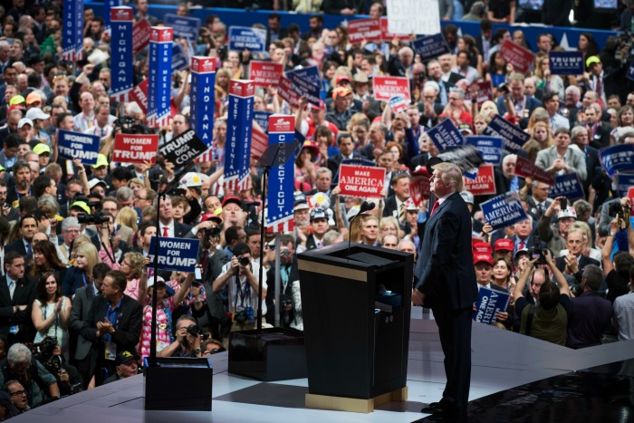 Trump Makes Republican Convention Whiter Than Usual, Some Say