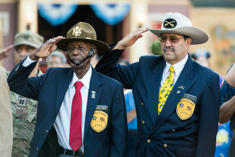 Disneyland Resort Honors Buffalo Soldiers During Daily Flag Retreat Ceremony 