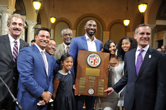 Bryant honored by Los Angeles with ‘Kobe Bryant Day’