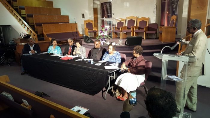 Political Action Panel at Christ Second Baptist Church, Long Beach