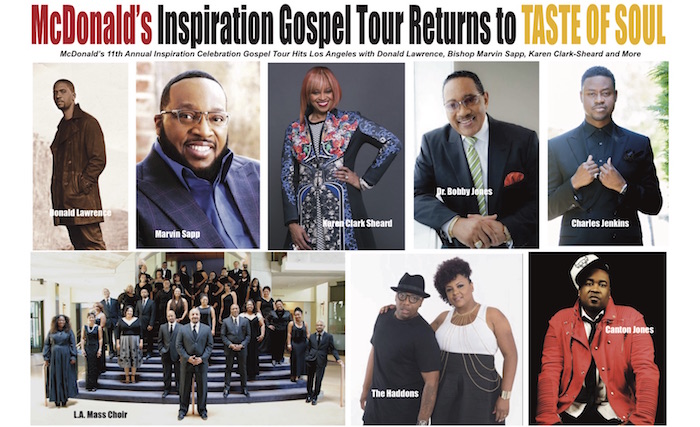 McDonald’s Inspiration Gospel Tour Returns to TASTE OF SOUL