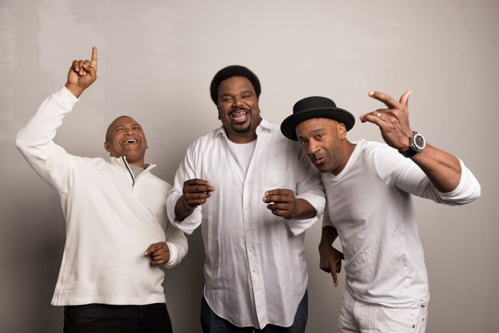 Creator/Producer Reginald Hudlin, Host Craig Robinson, and Grammy Winner Marcus Miller.  Courtesy Photo