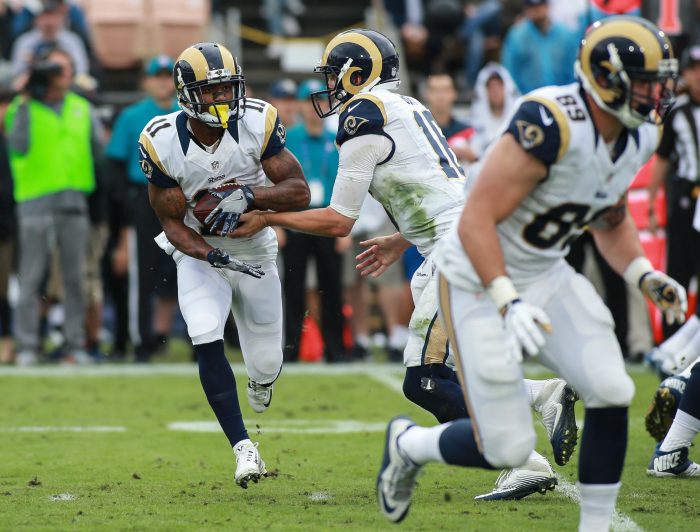  Miami Dolphins vs Los Angeles Rams at the Los Angeles Memorial Coliseum in Los Angeles, Ca on November 20, 2016. (Photo by Jevone Moore/Full Image 360)