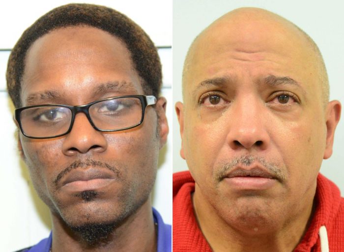 Mark Holdbrooks (r.) and David Victor (l.) were chagred with killing 35-year-old Michael Wright former New York Knicks draft pick. (File Photos)