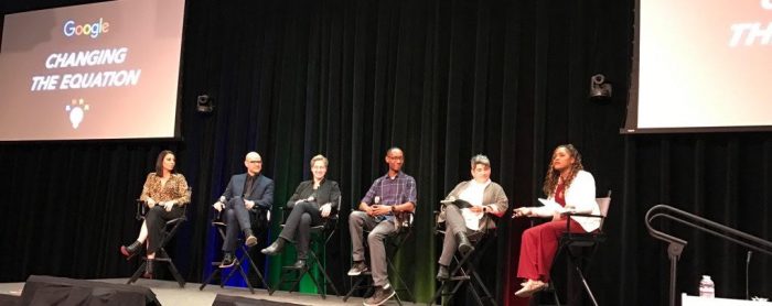 Google panel talks about diversity and changing the equation. (Photo provided by Daraiha Greene) 