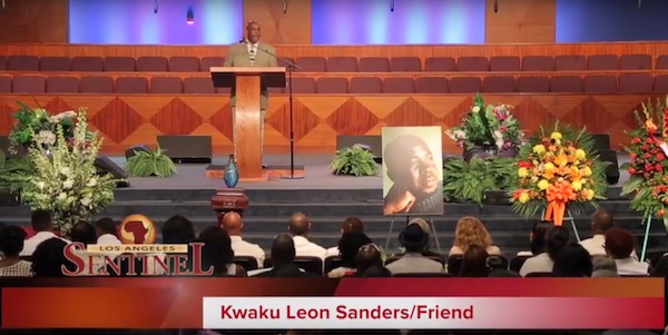 KASHIF Home Going Celebration: Kwaku Leon Sanders speaks on life long friendship