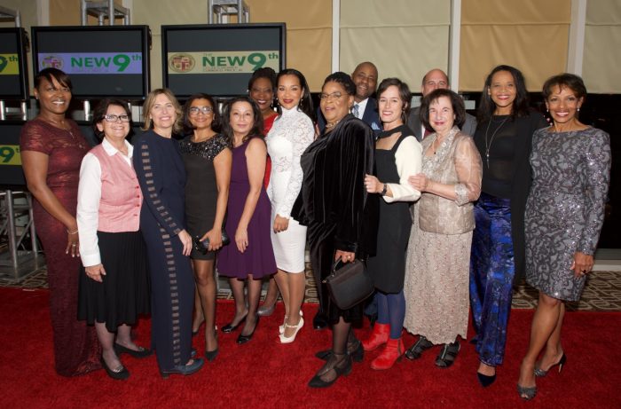 L-R: Celebrity Presenter of the Flozelle Woodmore Memorial Award, Actress Lisa Raye McCoy, A New Way Of Life Re-Entry Project Founder, Susan Burton, and ANWOL Board (Courtesy Photo)