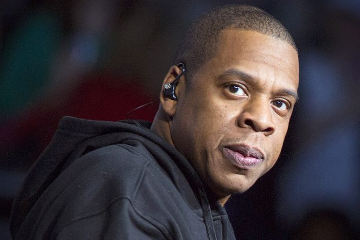 Jay-Z performs at the grassroots rally in support of President Barack Obama at the Nationwide Arena on Monday, Nov. 5, 2012, in Columbus, Ohio. (Photo by Barry Brecheisen/Invision/AP)