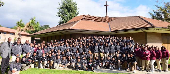 Martin Luther King High School Marching Band appeared in the 2017 Rose Bowl Parade (Photo by Ian Foxx) 