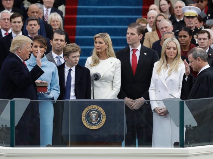 African Americans, Hispanics and other minorities were visibly absent during President Donald Trump's Inauguration. ( Photo Courtsey ABC News)