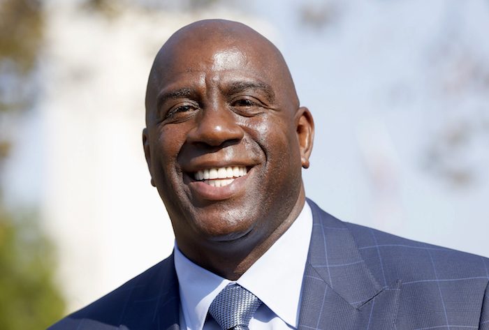 Magic Johnson  (AP Photo/Nick Ut, File)