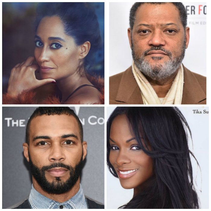 Top Row: Tracee Ellis Ross and Laurence Fishburne. Bottom Row: Omari Hardwick and Tika Sumpter 