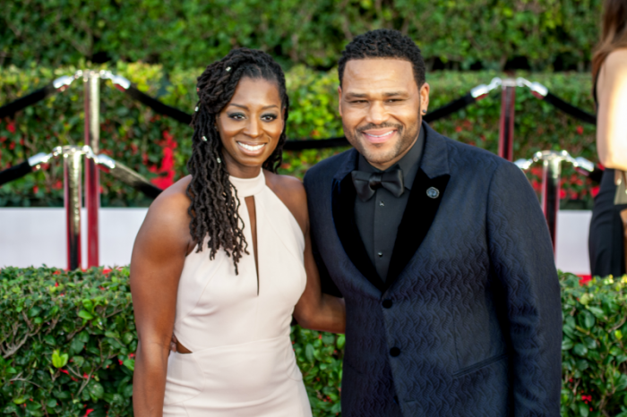 Anthony Anderson and wife Alvina Stewart pictured at 23rd Annual SAG Awards (Photo by Robert Torrence)