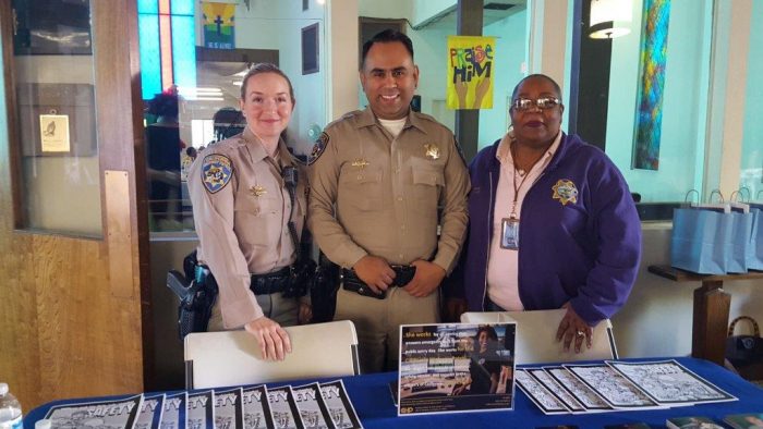    Officer Trish Ibarra, Officer Ez Padilla and Public Safety Dispatcher Cynthia Baymon. (courtesy photo) 