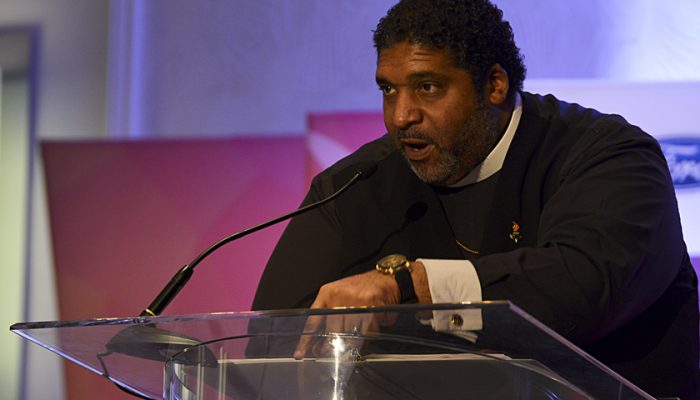 Reverend William Barber II, president of the North Carolina state chapter of the NAACP, delivered an electrifying speech during the 2017 NNPA Mid-Winter Conference in Fort Lauderdale, Fla. (Freddie Allen/AMG/NNPA)