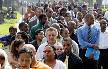 BLACK HISTORY MONTH THROWBACK: Congressional Black Caucus National Job Fair Visits Los Angeles (2011)