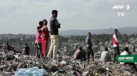 Ethiopian Police Comb Rubbish Dump for Landslide Survivors